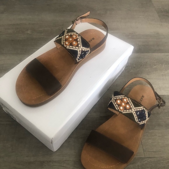 Brown boho sandals size 6 - Picture 3 of 4